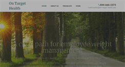 Desktop Screenshot of on-target-health.com